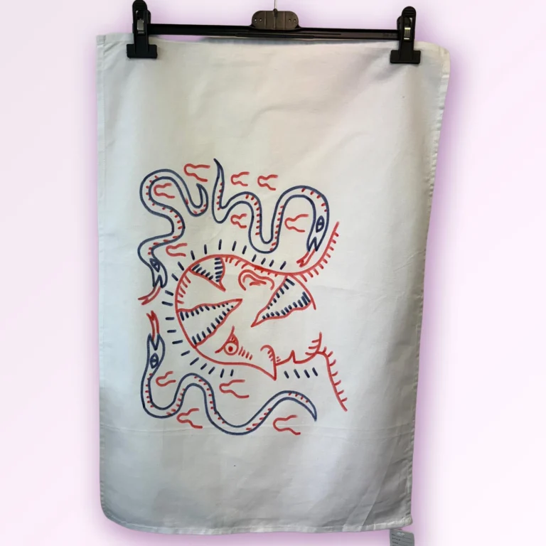 Snakes Tea Towel by Jonathan