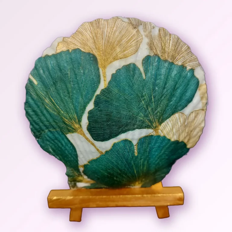 Garden Floral Shell Display by Lisamarie