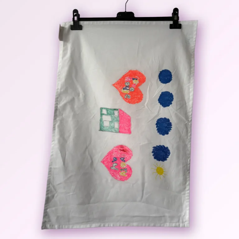 Love House Tea Towel by Kweku